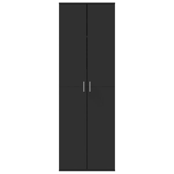 vidaXL Highboard Schwarz 60x35x180 cm Holzwerkstoff