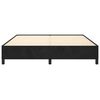 vidaXL Bettgestell ohne Matratze Schwarz 160x200 cm Samt