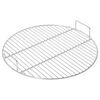 vidaXL Grillrost mit Griffen Rund &Oslash;44,5 cm 304 Edelstahl