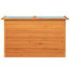 vidaXL Garten-Aufbewahrungsbox 126x72x72 cm Holz