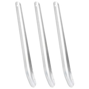 vidaXL Schwei&szlig;messer f&uuml;r Pferde 3 Stk. Silbern Aluminium