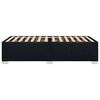 vidaXL Bettgestell ohne Matratze Schwarz 80x200 cm Stoff