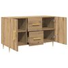 vidaXL Sideboard Artisan-Eiche 100x36x60 cm Holzwerkstoff