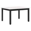 vidaXL Couchtisch Wei&szlig; 60 x 50 x 36 cm Massives Kiefernholz