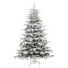 vidaXL Künstlicher klappbarer Weihnachtsbaum Weiß 240 cm PE und PVC