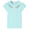 Kinder-T-Shirt Hellblau 128