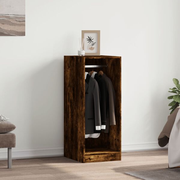 vidaXL Kleiderschrank Räuchereiche 48x41x102 cm Holzwerkstoff