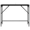 vidaXL Konsolentisch Schwarz Eichen-Optik 100 x 32 x 75 cm