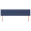 vidaXL Kopfteile 2 Stk. Blau 80x5x78/88 cm Stoff