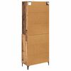 vidaXL Highboard Altholz 69,5 x 34 x 180 cm Holzwerkstoff