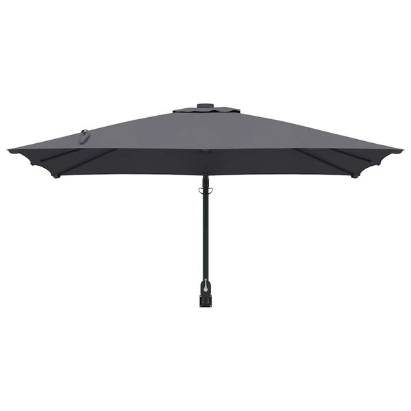 vidaXL Gartenparasol Anthrazit und Schwarz 248,5 x 247,5 x 160 cm