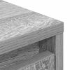 vidaXL Highboard Grau Sonoma 29,5x34x119,5 cm Holzwerkstoff