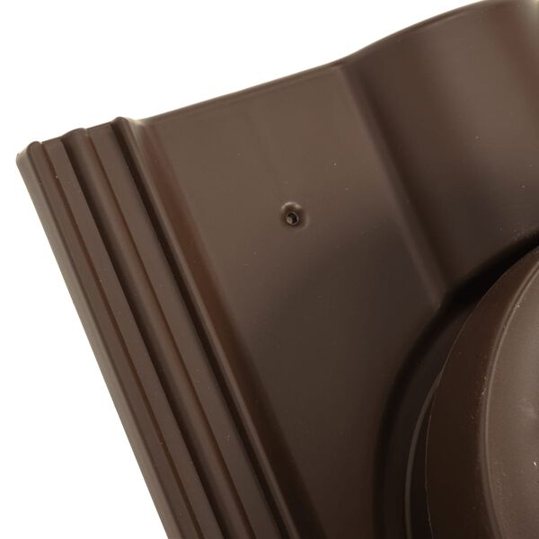 vidaXL Solardurchf&uuml;hrung f&uuml;r Frankfurter Dachziegel Braun