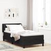 vidaXL Boxspringbett mit Matratze Schwarz 100 x 200 cm Samt
