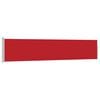 vidaXL Ausziehbare Seitenmarkise 100&times;514 cm Rot