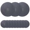 vidaXL Jute-Untersetzer 12 stk. Dunkelgrau 100% Tossa-Jute