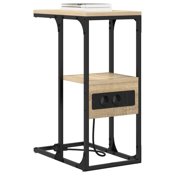 vidaXL Nachttisch Sonoma Eiche 41,5 x 26 x 60,5 cm Holzwerkstoff