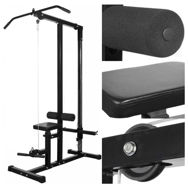 vidaXL Fitnessstation mit Langhantel und Kurzhantel Set 30,5 kg