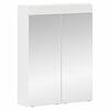 vidaXL Badezimmerspiegelschrank TULUM Wei&szlig; 60 x 16,5 x 78 cm