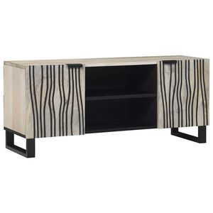 vidaXL TV-Einheiten 105 x 33 x 46 cm Wei&szlig; Holzwerkstoff