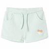 Kindershorts mit Kordelzug Helles Minzgr&uuml;n 140