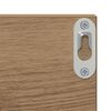 vidaXL Wandregal 2 pcs Artisan-Eiche 80 x 11,5 x 18 cm Holzwerkstoff