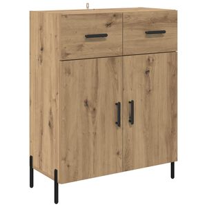 vidaXL Sideboard Artisan-Eiche 69,5 x 34 x 90 cm Holzwerkstoff