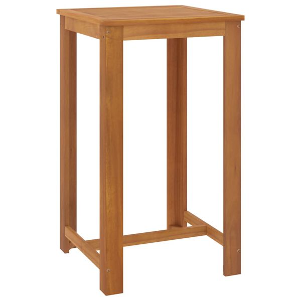 vidaXL 3-tlg. Gartenbar-Set mit Kissen Schwarz