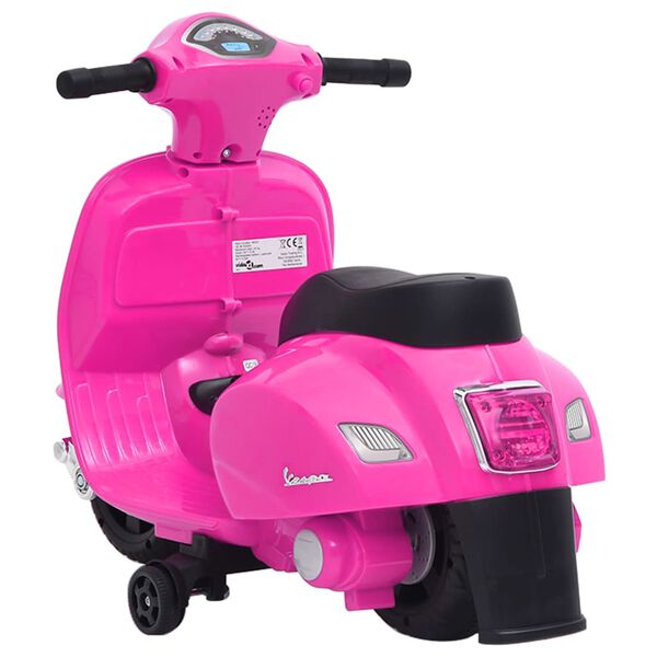 vidaXL Elektro-Kindermotorrad Vespa GTS300 Rosa