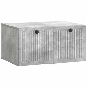 vidaXL Wandmontierter TV-Schrank Betongrau 59,5 x 41 x 30 cm