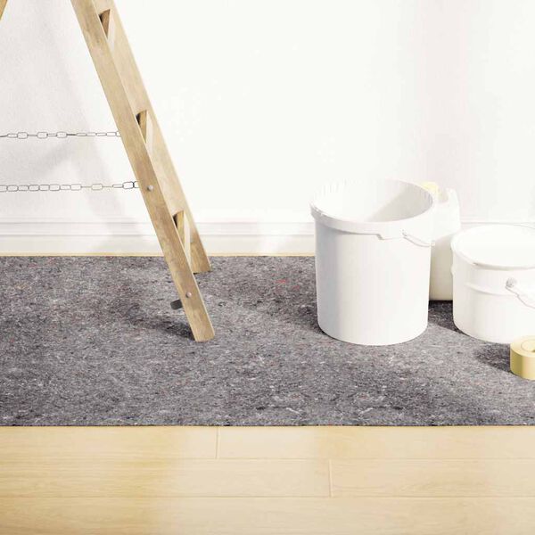 vidaXL Rutschfeste Malervliese 2 Stk. 25 m 280 g/m&sup2; Grau