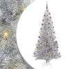 vidaXL Weihnachtsbaum Silber 210 cm PET