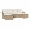 vidaXL Gartensofa-set 6 stk. Poly Rattan