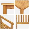 vidaXL Garten Essgruppe 5 pcs Braun Massivholz Akazie
