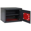 vidaXL Safe Box mit Schloss Dunkelgrau 35 x 25 x 25 cm Stahl