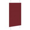vidaXL Plissee Bordeauxrot 80x100 cm Stoffbreite 79,4 cm Polyester