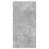 vidaXL TV-Wandschrank mit LED-Leuchten Betongrau 40,5x35x80 cm