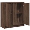 vidaXL LED-Sideboard Braun Eichen-Optik 77x34x85 cm Holzwerkstoff