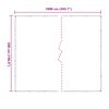 vidaXL Transparente Plane mit &Ouml;sen 5x10 m PVC