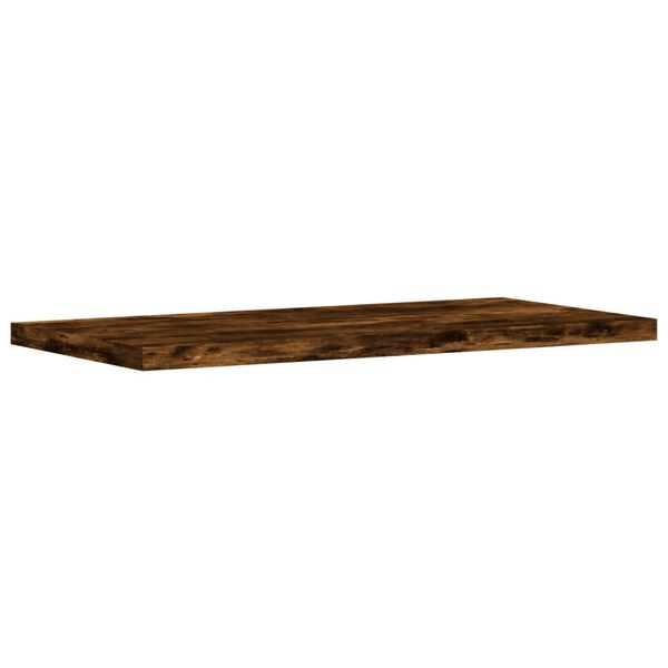 vidaXL Wandregale 4 Stk. R&auml;uchereiche 40x20x1,5 cm Holzwerkstoff