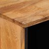 vidaXL Sideboard mit Speicher Natur 80 x 33 x 75 cm Massivholz Mango
