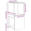 vidaXL Eckschrank Sonoma-Eiche 30,5x30x65cm Holzwerkstoff