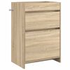 vidaXL Badunterschrank Sonoma-Eiche 56 x 37,5 x 81 cm Holzwerkstoff