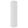 vidaXL B&uuml;cherregal Wei&szlig; 40x30x189 cm Holzwerkstoff