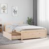 vidaXL Bett mit Schubladen 90x190 cm