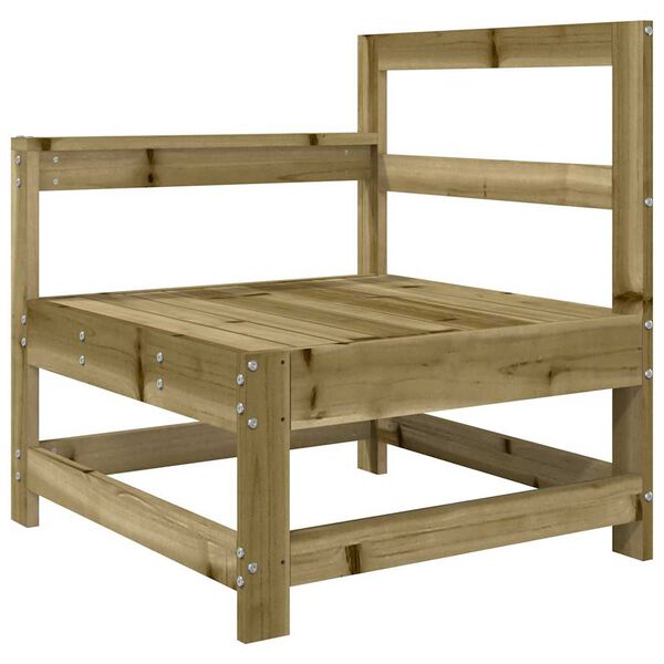 vidaXL Gartenstuhl mit Kissen Kiefernholz Imprägniert