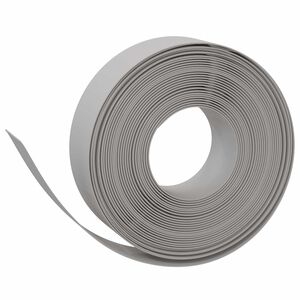 vidaXL Gartenumrandung 25 m 15 cm PE Grau