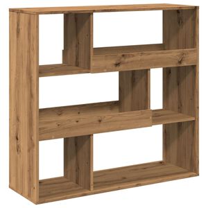 vidaXL B&uuml;cherregal/Raumteiler Artisan-Eiche 100x33x94,5 cm