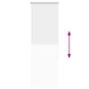 vidaXL Verdunkelungsrollo Wei&szlig; 40x175cm Stoffbreite 35,7 cm Polyester