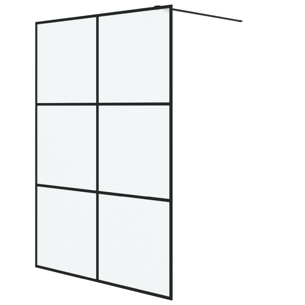 Schwenkbare Duschwand 800 X 1400 Mm Mit Verstellbarer Höhe – Sicherheitsglas & Elegantem Chromrahmen